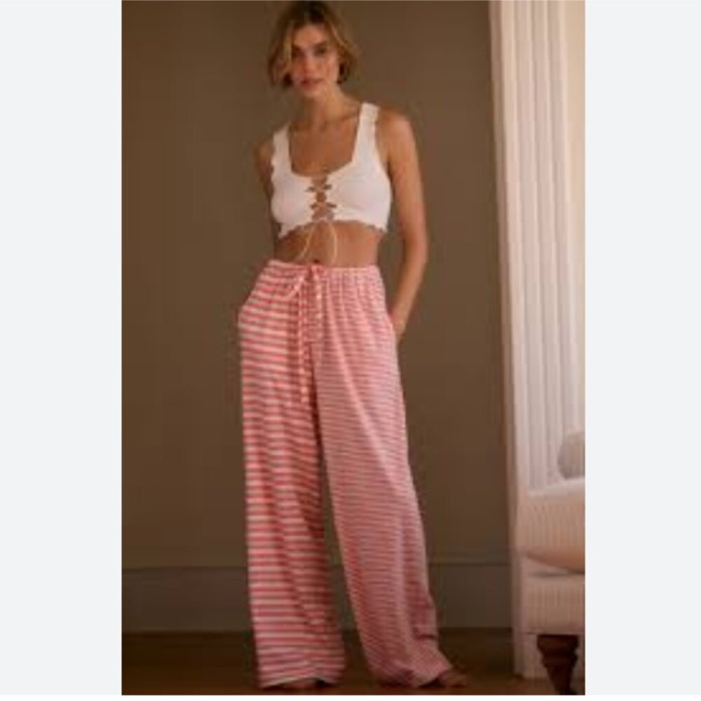 Brand New By Anthropologie Striped Knit Pants